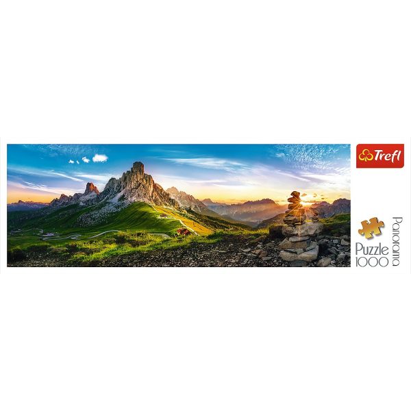 PUZZLE TREFL 1000 PANORAMA MUNTII DOLOMITI - imagine 3