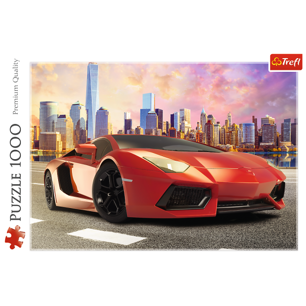 PUZZLE TREFL 1000 LAMBORGHINI ROSU - imagine 3