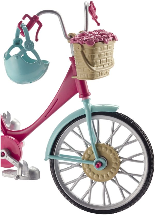 BARBIE BICICLETA ROZ LUI BARBIE - imagine 4