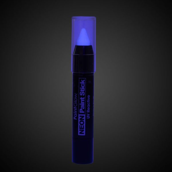 Creion makeup uv neon, stick bodypainting , paintglow culoare alb uv