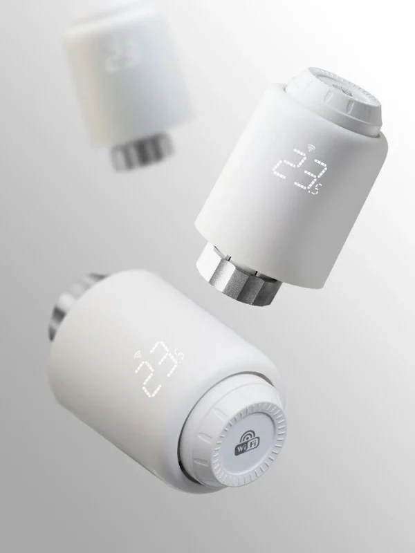 Termostat inteligent pentru calorifer, wifi, android ios, control vocal alexa, programabil - imagine 37