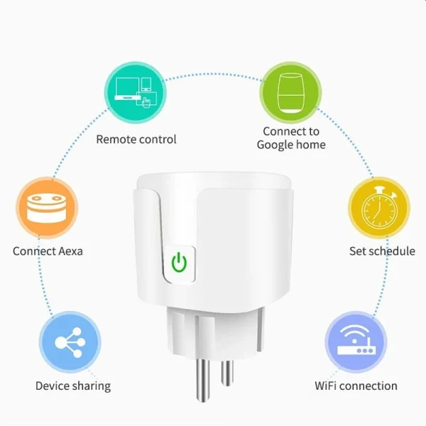Priza wireless programabila, functie temporizator, control smartphone, 3750 w - imagine 17