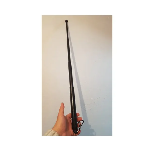 Baston Telescopic Din Otel, 77 Cm, 4 Sectiuni, Negru, Husa - imagine 4