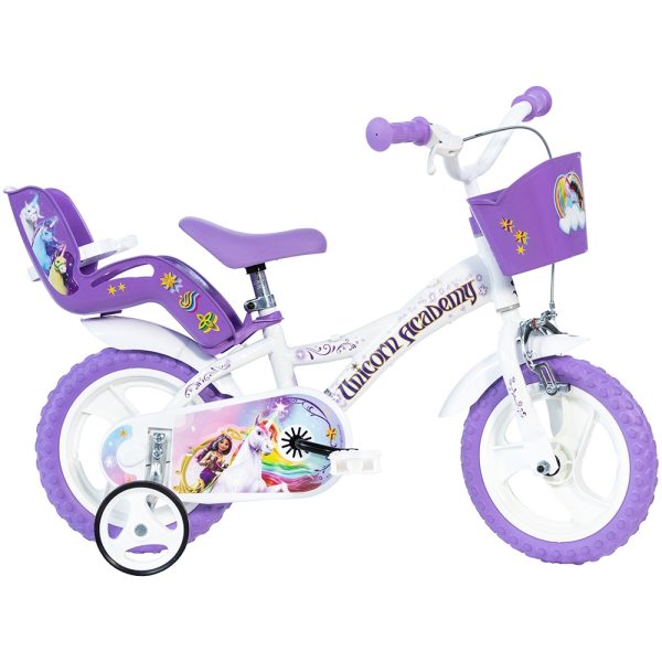 Bicicleta copii Dino Bikes 12' Unicorn Academy