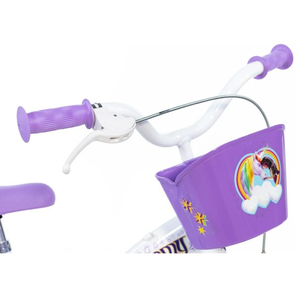 Bicicleta copii Dino Bikes 12' Unicorn Academy - imagine 3