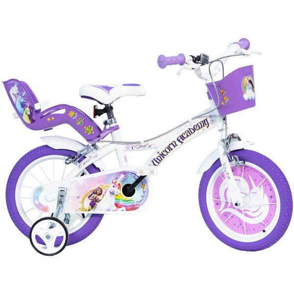 Bicicleta copii Dino Bikes 14' Unicorn Academy