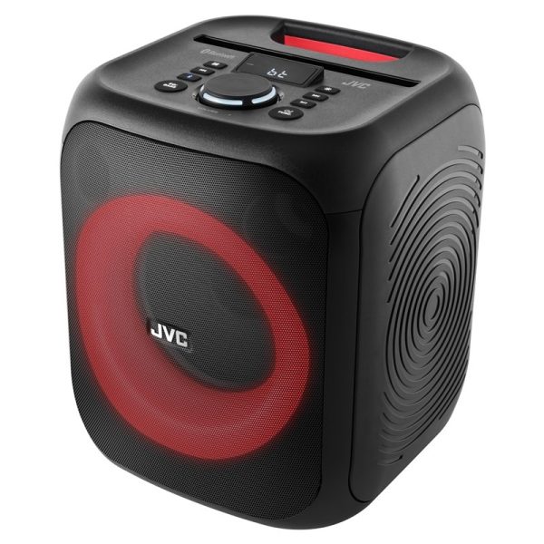 Boxa portabila JVC XS-EP314B, 60W, LED, Bluetooth, Karaoke, AUX, intrare USB, TWS, Microfon, Negru - imagine 2