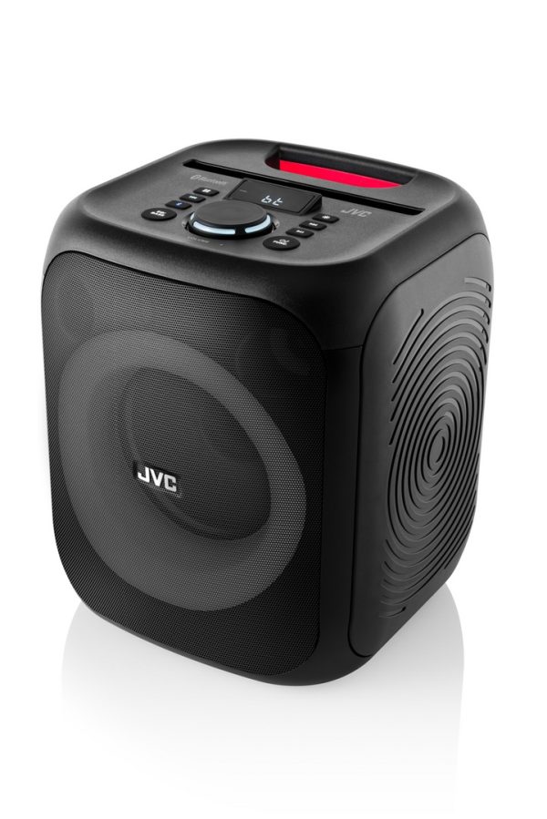 Boxa portabila JVC XS-EP314B, 60W, LED, Bluetooth, Karaoke, AUX, intrare USB, TWS, Microfon, Negru - imagine 3