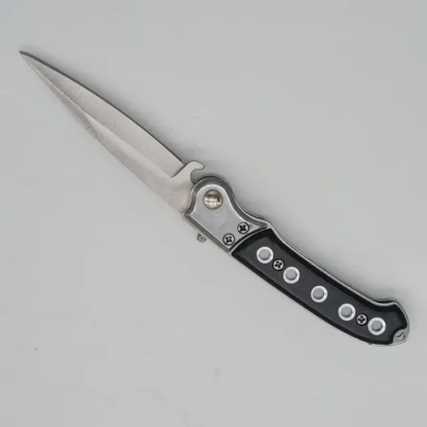 Briceag , Negru, Model 5 Gauri, Tais Dublu, 25 Cm , Automat, M2 - imagine 3