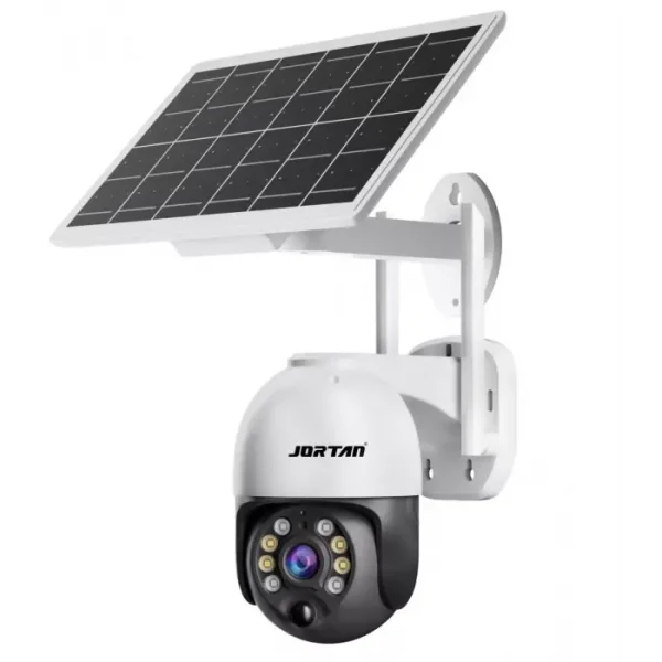 Camera De Supraveghere, Panou Solar , Jt-8181xm, Rezistenta La Ploaie Si Praf, Alb, Wifi Ip66