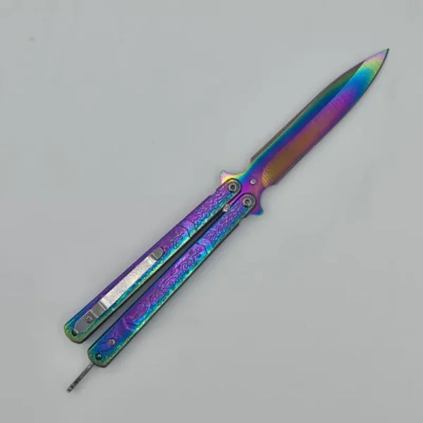 Cutit Fluture Butterfly, Balisong 21 Cm, Model Copac - imagine 3