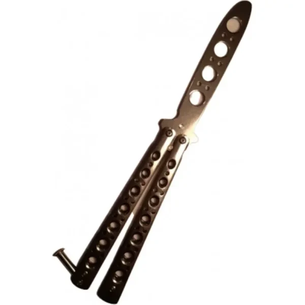 Cutit Fluture Butterfly, Balisong 22 Cm, Grii, Antrenament, - imagine 3