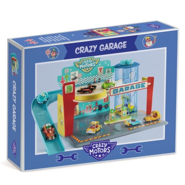 Garaj pentru masinile Crazy Motors, Djeco