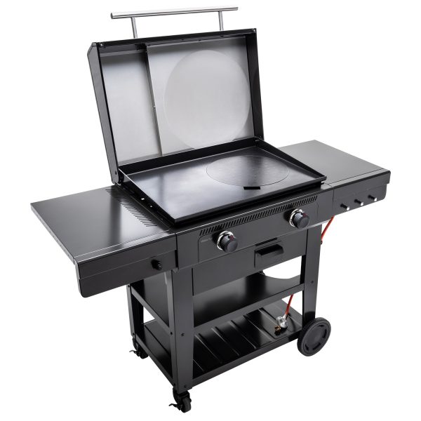 Gratar pe gaz tip plancha, grill si cuptor de pizza cu 2 arzatoare Char-Broil Versa-Tile Griddle 140241 - imagine 2