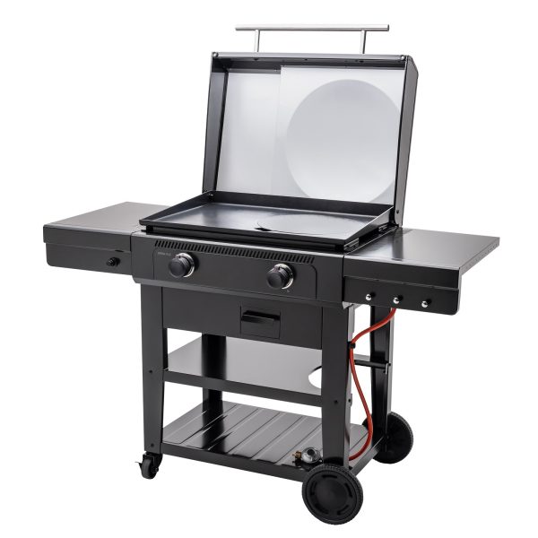 Gratar pe gaz tip plancha, grill si cuptor de pizza cu 2 arzatoare Char-Broil Versa-Tile Griddle 140241 - imagine 7