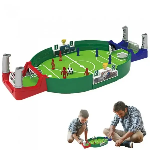 Joc Stadion Fotbal De Masa, Plastic, Interactiv, Pentru 2 Jucatori, Multicolor - imagine 2