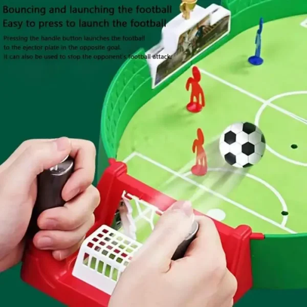 Joc Stadion Fotbal De Masa, Plastic, Interactiv, Pentru 2 Jucatori, Multicolor - imagine 5