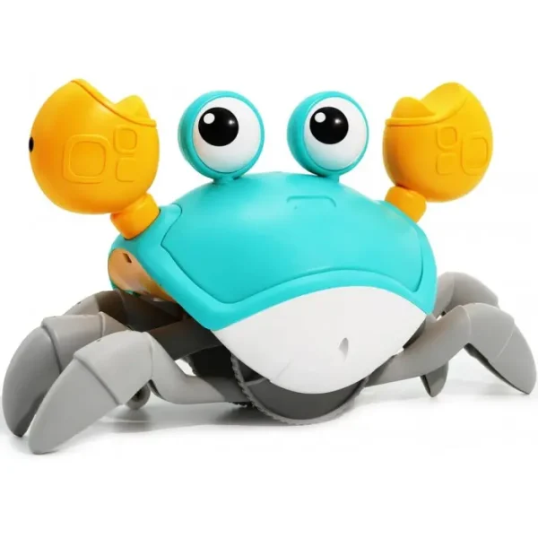 Jucarie Interactiva Crab, Senzori Miscare, Cu Sunte Si Lumini, 23 Cm - imagine 2