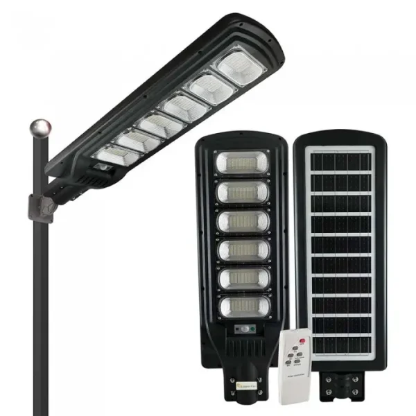 Lamp Led Stradala Solara Cu Senzor Miscare Jortan Cu 300w, Telecomanda, Suport Prindere - imagine 2