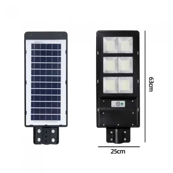 Lampa Solara Stradala Jortan Cu Senzor De Miscare 300w, Telecomanda, Suport Prindere - imagine 4