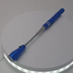 Recuperator Telescopic Cu Sistem De Prindere La Curea , Varf Magnetic, Lungime Maxima 67 Cm, Albastru - imagine 4