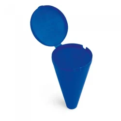 Set 10 Scrumiere De Plaja Cu Capac Si Sistem De Separare A Particulelor 67 X 115 Mm, Albastru - imagine 2