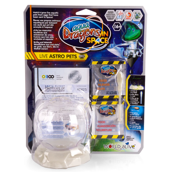 Set educativ STEM - AQUA DRAGONS - Habitat Lumea subacvatica - acvariu asteroid cu LED-uri - imagine 6