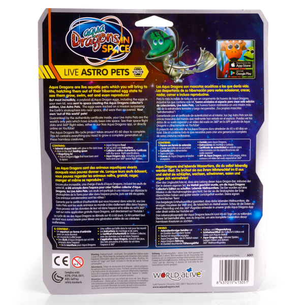 Set educativ STEM - AQUA DRAGONS - Habitat Lumea subacvatica - acvariu asteroid cu LED-uri - imagine 5