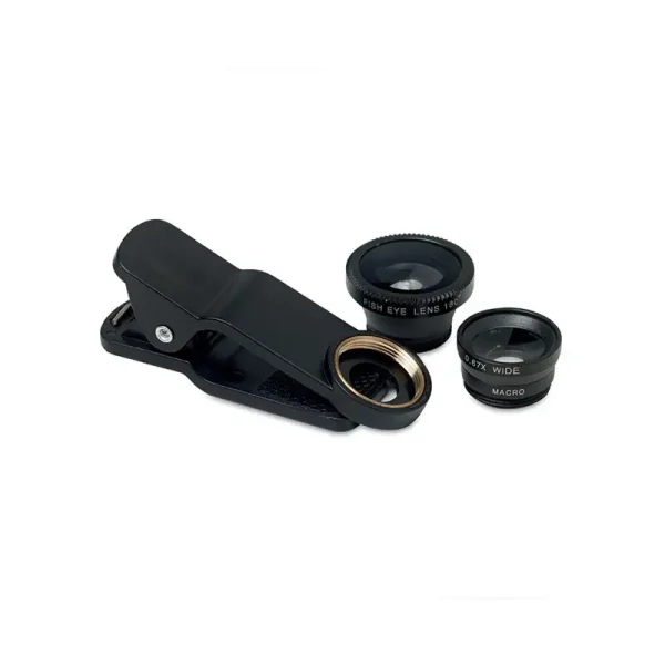 Set Lentile Telefon 3 In 1 Macros Si Fish Eye 180 Samsung Iphone Huawei - imagine 5