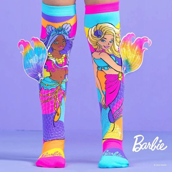 Șosete lungi colorate Madmia pentru fete fantasy Barbie Mermaid 3-5 ani