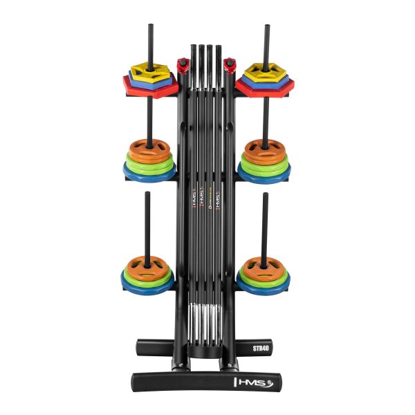 Suport pentru discuri si bare HMS STR40 PUMP RACK - imagine 7