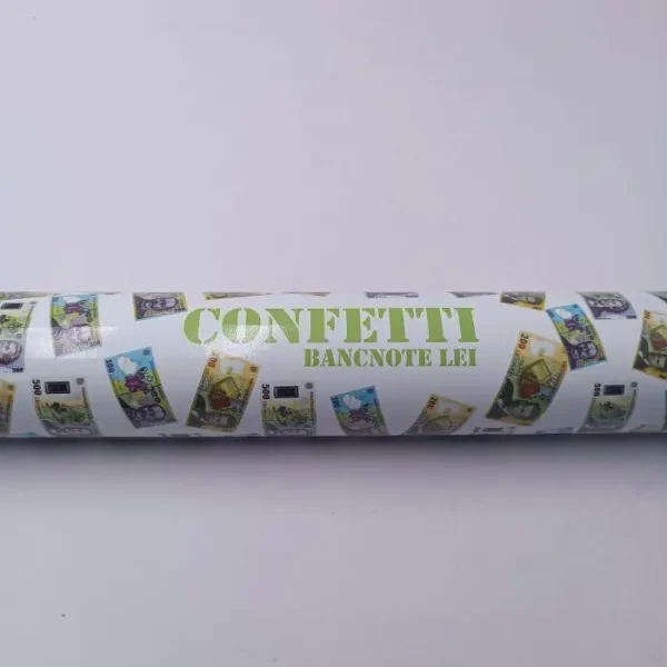 Tun Confetti Cu Bancnote, 40 Cm - imagine 4